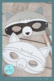 Get free printable coloring pages for kids. Woodland Animal Masks The Kitchen Table Classroom