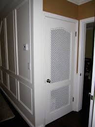 Wood Vent Covers Laundry Room Doors Furnace Room Water Heater Closet