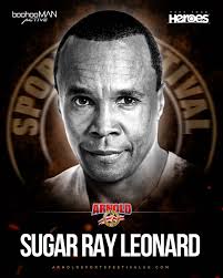 Proud to announce one of the GREATEST boxers of all-time Sugar Ray Leonard  is coming to the Arnold Sports Festival UK 2022! • Sugar Ray will appear as  a Meet Your Heroes