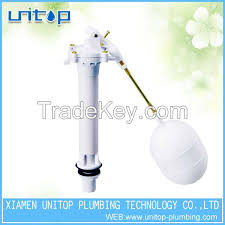 A wide variety of filling floating valve options are available to you, such as material, structure, and the sealability and body strength(premium grade) of our float valve have passed the inspection of the quality inspection bureau. Sell Fill Valve Float Valve Ball Cock Plastic Shanks Or Brass Shanks By Xiamen Unitop Plumbing Technology China