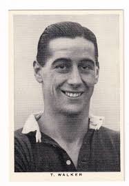 Vintage 1937 TOMMY WALKER Football Soccer Card HEART OF MIDLOTHIAN &  SCOTLAND