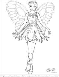 Some of the pages include activities too. Barbie Coloring Page That You Can Print Coloring Library