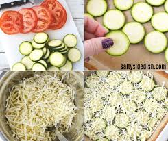 Zucchini Tomato Casserole with Bread Crumb Topping