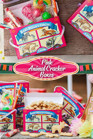 Mommies And Babies Vintage Animal Cracker Favor Boxes Pink In 2020 Animal Cracker Favors Animal Crackers 2nd Birthday Party For Girl