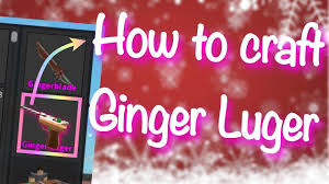 Welcome to mm2store, the cheapest mm2 online store, here you can find every kind of rarity weapons you're looking for and the best prices you will find anywhere! Murder Mystery 2 How To Craft Ginger Luger Christmas Event Youtube