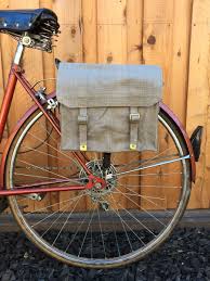 British Military Surplus M37 Haversack Vintage Bicycle Pannier 1950 S Bicycle Panniers Pannier Haversack