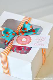 Birthday Gift For Teacher I Doughnut Know What I D Do Without You Donut Gift Idea Kara S Party Ideas Diy Teacher Gifts Donut Gifts Gifts