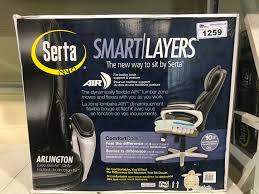 Serta Smart Layers Arlington Executive Air Chair Model 45315 Able Auctions