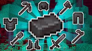 This works for the four netherite armor pieces (helmet, chestplate, leggings, and boots) as well as the sword, pickaxe, axe, shovel, and hoe. Minecraft S Newest Material Netherite Is Both More Durable As Well As Lava Resistant