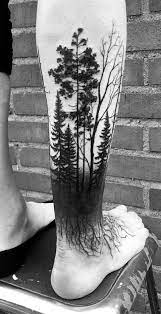 Birch tree with roots tattoo. 125 Tree Tattoos Ideas With All Their Meanings 2020 Gallery