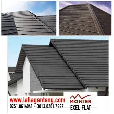 Harga big sale genteng kanmuri full flat silkyblack. Jual Genteng Monier Exel Flat Matahari Antar Benua