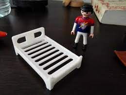 cama para muneco playmobil playmobil bed by ciber luis thingiverse 3d printer printer 3d printing