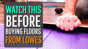 Order luxury vinyl plank floors at the best prices. Watch This Before Buying Flooring From Lowes Why I Do Not Recommend Lowes Youtube