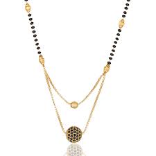 Exclusive collection of mangalsutra with pendant and earrings on kushal's fashion jewellery. Buy Brado Jewellery Round Black Rubbi Gold Plated Jewellery Mangalsutra Pendant Necklace With Chain For Girls And Women At Amazon In