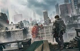 Wallpaper The City City Soldiers Fighter Battlefield Fiction Sniper Sniper Soldier Characters Science Fiction Rooftop Operator Environments Warzone Phelan A Davion Images For Desktop Section Fantastika Download