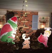 Grinch Stealing Christmas Lights Holiday Decor Christmas Lights Grinch Stole Christmas