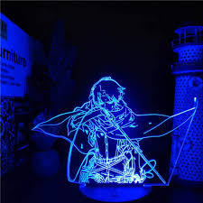 Ch.001 stuck in the wall… a woman's butt? Kata 3d Levi Ackerman Figurine Lamp Anime Illusion Night Light Levi Ackerman Attack On Titan Gift For Bedroom Decor Light Led Sensor Color Changing Work Desk Lamp Amazon Com