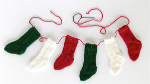Know more about the history and legends behind christmas stockings, how to fill stockings etc. Mini Christmas Stockings Pattern
