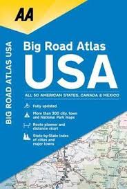 big road atlas usa by aa publishing 9780749579968 booktopia