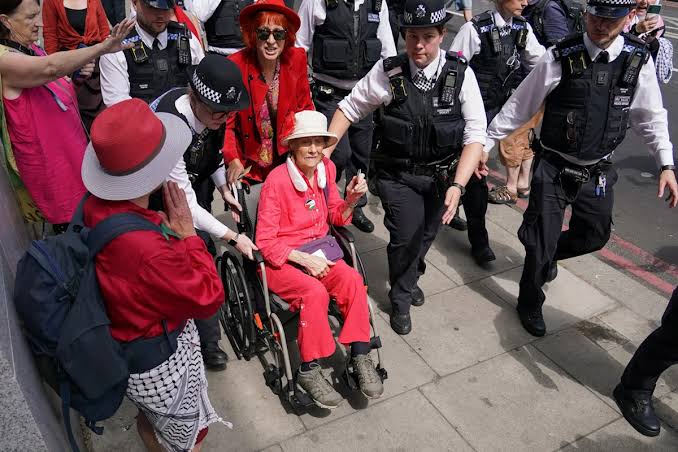 Police arrest dozens at London rally supporting Palestine Action as crowds gather to protest the proscription of the group under the Terrorism Act