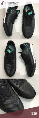 Nike Tiempo Genio Ii Leather Turf Indoor Soccer Mens Size 11 5 Excellent Used Condition Original Box Is Not Included Feel Free To Leather Black Nikes Athletic Shoes