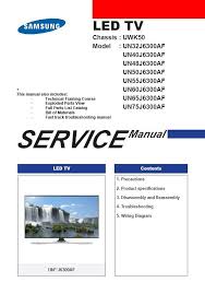 Samsung Un40j6300 Un40j6300af Un40j6300afxza Smart Led Tv Original Service Repair And Technical Troubleshooting Tv Services Electronic Circuit Projects Led Tv