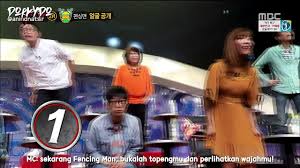 Well, it turns out the masked singer is actually based on a korean singing competition with a similar title: Indo Sub Cut 160814 Jungkook Fencing Man Revealed On King Of Masked Singer Ep 72 Video Dailymotion