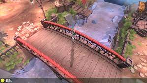 The floating battlefield of avia features jump ramps and a rope bridge. Bridge In The Town Image Tears Of Avia Indie Db