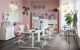 A Pink And Posh Travel Agency Ikea Office Desk Desk