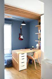 Home » chambre bébé » chambre bébé garçon bleu et gris. Chambre D Ado Avec Un Mur Bleu Photos Et Idees Deco De Chambres D Ado Avril 2021 Houzz Fr