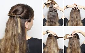 2 beautiful hairstyles for medium hair : Christmas Party Hairstyles