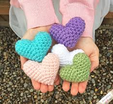 Just perfect for valentine's day. Mini Amigurumi Heart Pattern Grace And Yarn