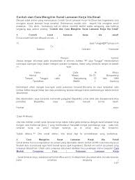 Cara mengirim lamaran kerja lewat email. Contoh Dan Cara Mengirim Surat Lamaran Kerja Via Email Doc