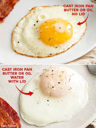 How To Fry An Egg {Perfect Fried Eggs, 5 Ways!} - Belly Full