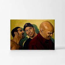 Amazon.com: Smile Art Design Gay Bear and Jay by Kenney Mencher, Three Gay  Men LGBT Art Oil Painting Canvas Print Living Room Decor Wall Art Bedroom  Home Decor Artwork Ready to Hang
