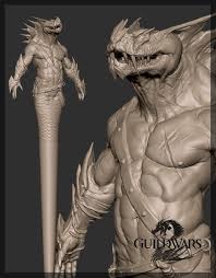 Guild Wars 2 3d Art By James Van Den Bogart Zbrushtuts Guild Wars Guild Wars 2 Creature Art