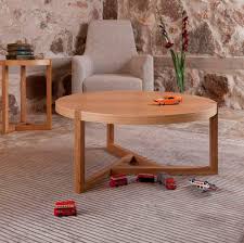 Get 5% in rewards with club o! Contemporary Coffee Table Brentwood Woodman Ltd Oak Wood Veneer Oak Base
