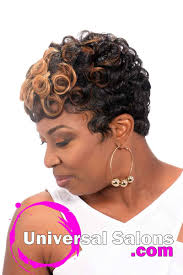 Simply divide your hair into small sections, wrap your hair around your finger, and pin your curl at your roots. Short Hairstyle With Pin Curls And Color From Leona Burns