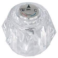 You choose the faucet, you choose the handle and plumbingsupply.com® will supply you with what you want and need from delta's. Danco Knob Handle In Clear For Delta Tub And Shower Faucets 88439 The Home Depot