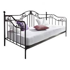 Homestyles Metallbett Day Bett Schwarz 90 X 200 Cm Tagesbett Bettgestell Einzelbett