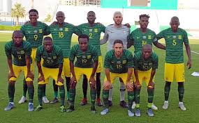 Scoring their first goal, against denmark, in their world cup debut. Bafana Chase Afcon Redemption