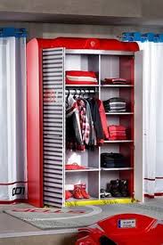 Bellissi Furniture Turbo Garage Wardrobe Car Themed Bedrooms Garage Theme Bedroom Toddler Boys Room