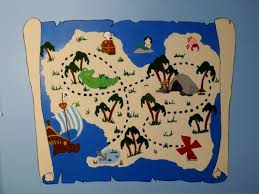 Jake And The Neverland Pirates Treasure Map I Painted This On My 1 Year Old Nephews Wall His Favorite Cartoon Pirate Treasure Maps Pirate Maps Treasure Maps