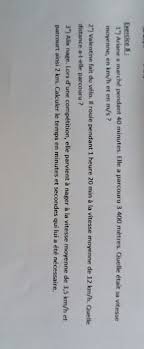 Romain parcourt 15 km à pied à la vitesse de 6 km/h. 1 Ariane A Marche Pendant 40 Minutes Elle A Parcouru 3 400 Metre Quelle Etait Sa Vitesse Nosdevoirs Fr