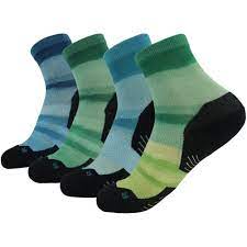 Running Pack For Men Women Huso Casual Colorful Rainbow Striped Printed Cozy Ankle Socks 4 Pairs M Running Socks Best Socks For Running Women Slippers Fashion