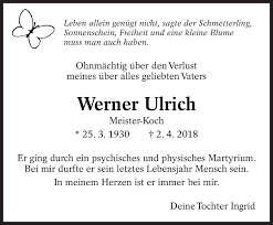 Ernst was born on january 16 1884, in bremerhaven. Traueranzeigen Von Werner Ulrich Zeit Des Gedenkens De