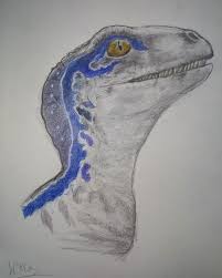 Jurassic world blue dinosaur drawing. Baby Blue Draw By Wolfhooligans On Deviantart