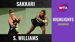 Februar 1979 in salisbury, rhodesien; Maria Sakkari Vs Serena Williams 2020 Cincinnati Third Round Wta Highlights Youtube