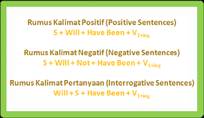 Simple future tense digunakan untuk menyatakan sesuatu yang akan kita lakukan di waktu yang akan datang. Present Future Perfect Continuous Tense Bagaimana Rumus Dan Contoh Kalimatnya Graminggris Grammar Bahasa Inggris