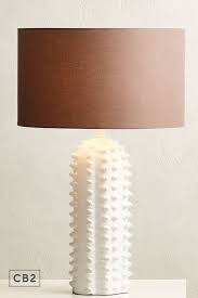 Modern White Table Lamp Brings A Bit Of Edge Thanks To Studded Texture Along The Base We Named It Alli Because It Reminds In 2020 Table Lamp Lamp Modern Table Lamp